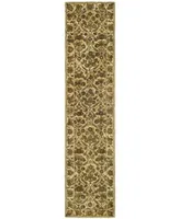 Safavieh Antiquity At51 Gold 2'3" x 8' Runner Area Rug