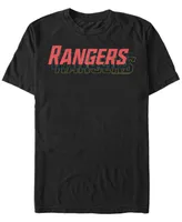 Fifth Sun Men's Rangers Stack Short Sleeve Crew T-shirt