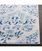 Martha Stewart Collection Msr2856d Cream Blue Area Rug