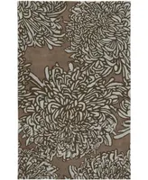 Martha Stewart Collection Chrysanthemum MSR4542G Driftwood 8' x 10' Area Rug