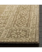 Martha Stewart Collection Gracious Garden MSR4538C Brown 4' x 6' Area Rug