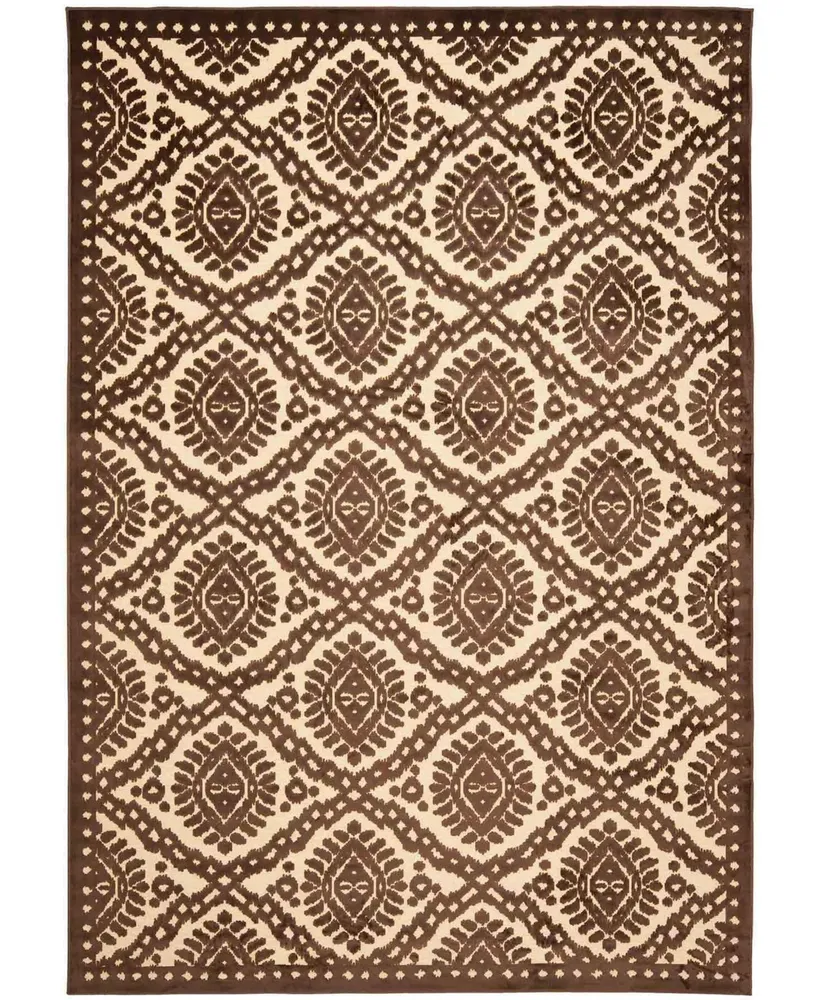 Martha Stewart Collection MSR4443 Cocoa 8' x 11'2" Area Rug