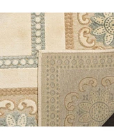 Martha Stewart Collection Taj Mahal MSR4440A Creme 2'7" x 4' Area Rug