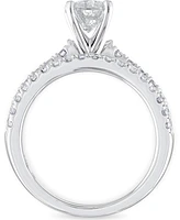 Diamond (1-1/2 ct. t.w.) Bridal Set in 14K White, Yellow or Rose Gold