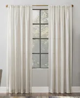 Wallis 52" x 84" Textured Linen Blend Sheer Curtain Panel