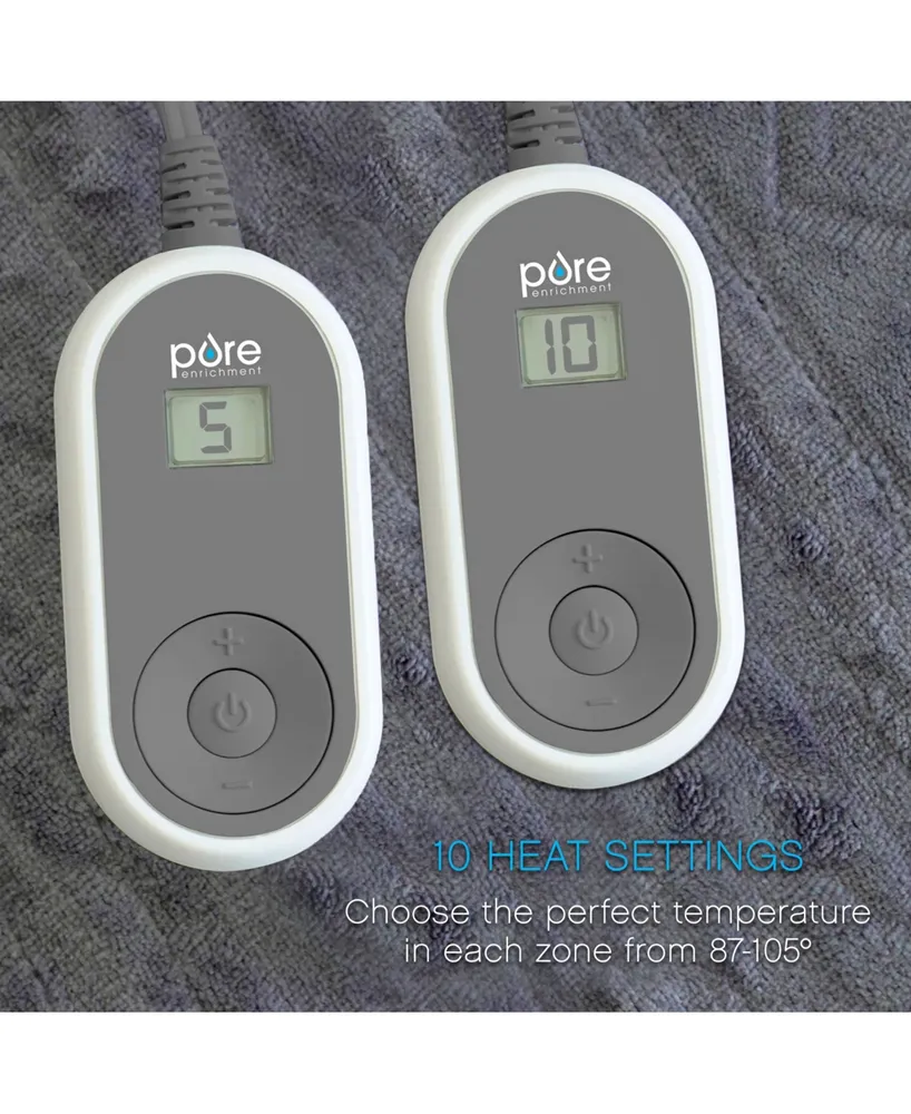 Pure Enrichment Purerelief Radiance Deluxe Electric Blanket - King