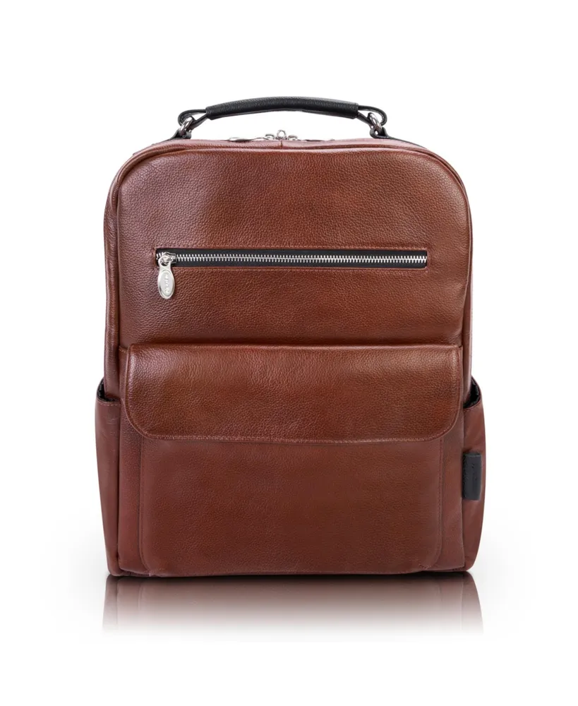 Mcklein Logan 17" Dual-Compartment Laptop Tablet Backpack