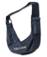 Touchdog 'Paw-Ease' Over the Shoulder Travel Sling Pet Carrier