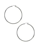 Nine West Large Hoop Earring - Silver