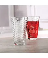 Circle Glass Pulse Cooler Glasses