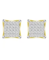 Men's Diamond (1/6 ct. t.w.) Earring Set in 10k Yellow Gold