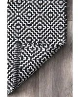 nuLoom Lorretta HMCO6A Black 5' x 8' Area Rug