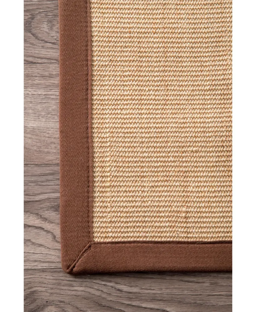 nuLoom Orsay ZHSS01E Brown 8' x 10' Area Rug