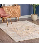 nuLoom Jacquie RZAB07D Gold 6'7" x 9' Area Rug