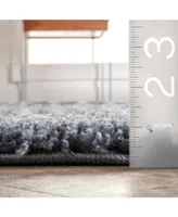 nuLoom Barbara GROC01B Gray 6'7" x 9' Area Rug