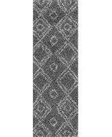 nuLoom Iola OZSG18B Gray 5'3" x 7'6" Area Rug