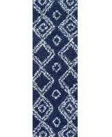 nuLoom Iola OZSG18C Blue 7'10" x 10' Area Rug