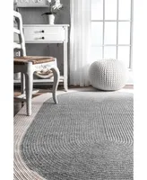 nuLoom Delaine HJFV03A Gray 5' x 8' Outdoor Area Rug