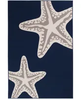 Northern Weavers Vera Sea Star Duo 7'10" x 9'10" Outdoor Area Rug