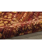 Closeout! Nourison Home Rhapsody RH011 Multi 7'9" x 9'9" Area Rug