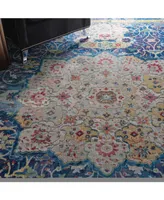 Nourison Home Ankara Global ANR03 Blue 8'10" x 11'10" Area Rug