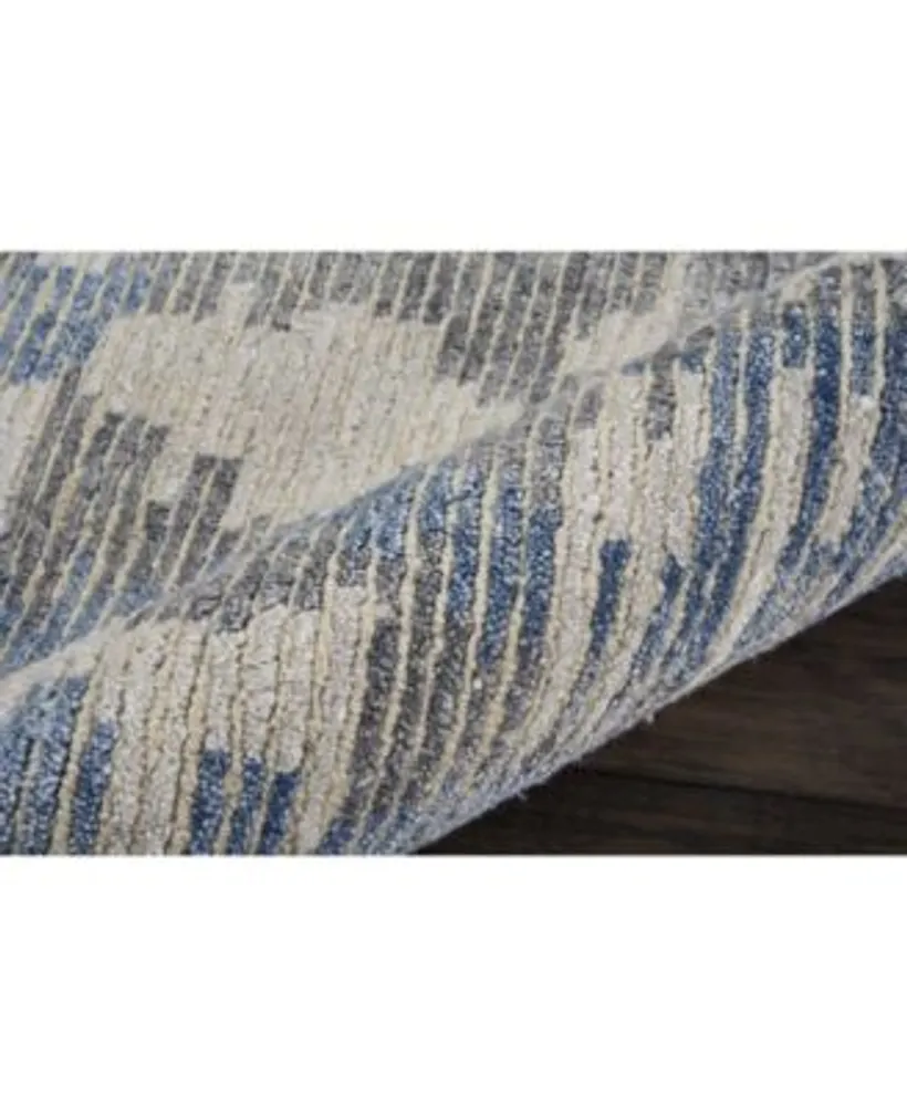 Nourison Home Ellora Ell01 Blue Rug