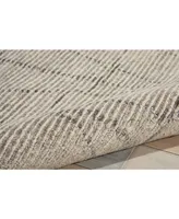 Nourison Home Ellora ELL02 Gray 5'6" x 7'5" Area Rug