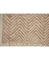 Nourison Home Deco Mod DEC03 Taupe 3'9" x 5'9" Area Rug