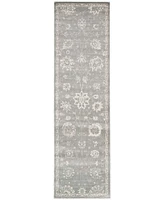 Nourison Home Luminance LUM06 Gray 2'3" x 8' Runner Rug