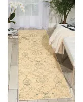 Nourison Home Luminance LUM07 Cream 2'3" x 8' Runner Rug