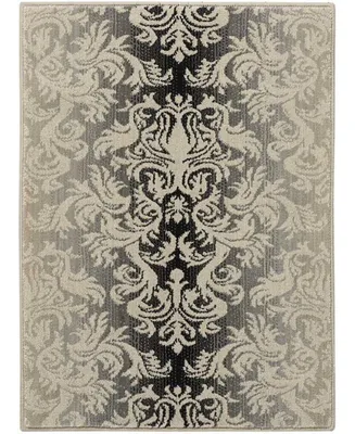 Nourison Home Riviera RI06 Charcoal 3'6" x 5'6" Area Rug