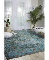 Nourison Home Opaline Opa12 Charcoal Rug