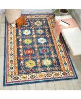 Nourison Home Vivid VIV09 Navy 4' x 6' Area Rug