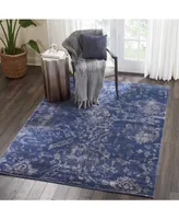 Nourison Home Lucent LCN06 Blue 5'6" x 7'6" Area Rug