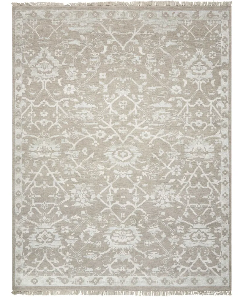 Nourison Home Elan ELN05 Gray 7'9" x 9'9" Area Rug