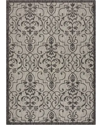 Nourison Home Country Side CTR04 Ivory 3'6" x 5'6" Outdoor Area Rug