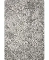 Nourison Home Interlock Lnk01 Charcoal Rug