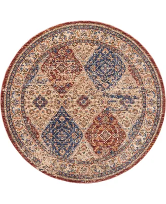 Nourison Home Lagos LAG05 Multi 5' Round Rug