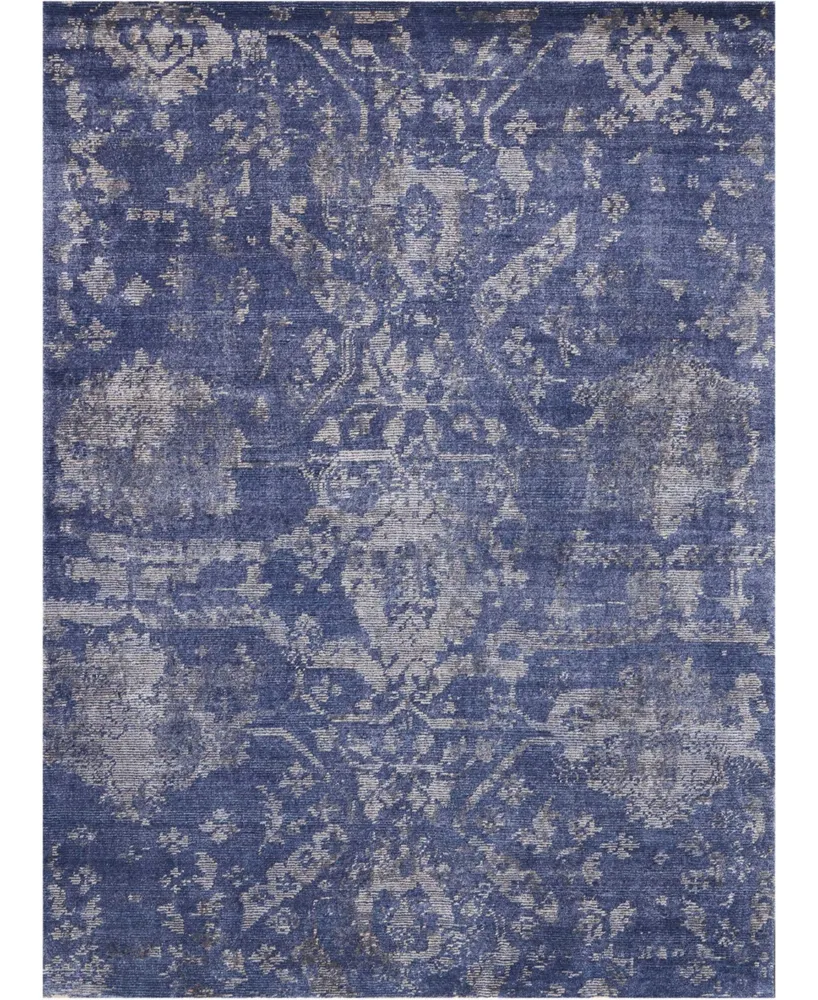 Nourison Home Lucent LCN06 Blue 5'6" x 7'6" Area Rug