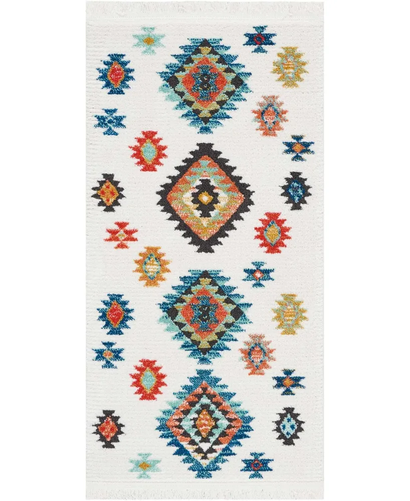 Nourison Home Navajo NAV07 White 2'2" x 4'3" Area Rug