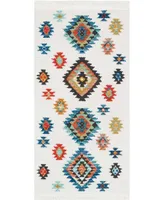 Nourison Home Navajo NAV07 White 2'2" x 4'3" Area Rug