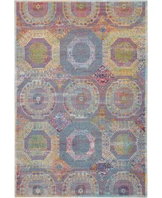 Nourison Home Ankara Global ANR05 Multi 4' x 6' Area Rug