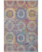 Nourison Home Ankara Global ANR05 Multi 4' x 6' Area Rug