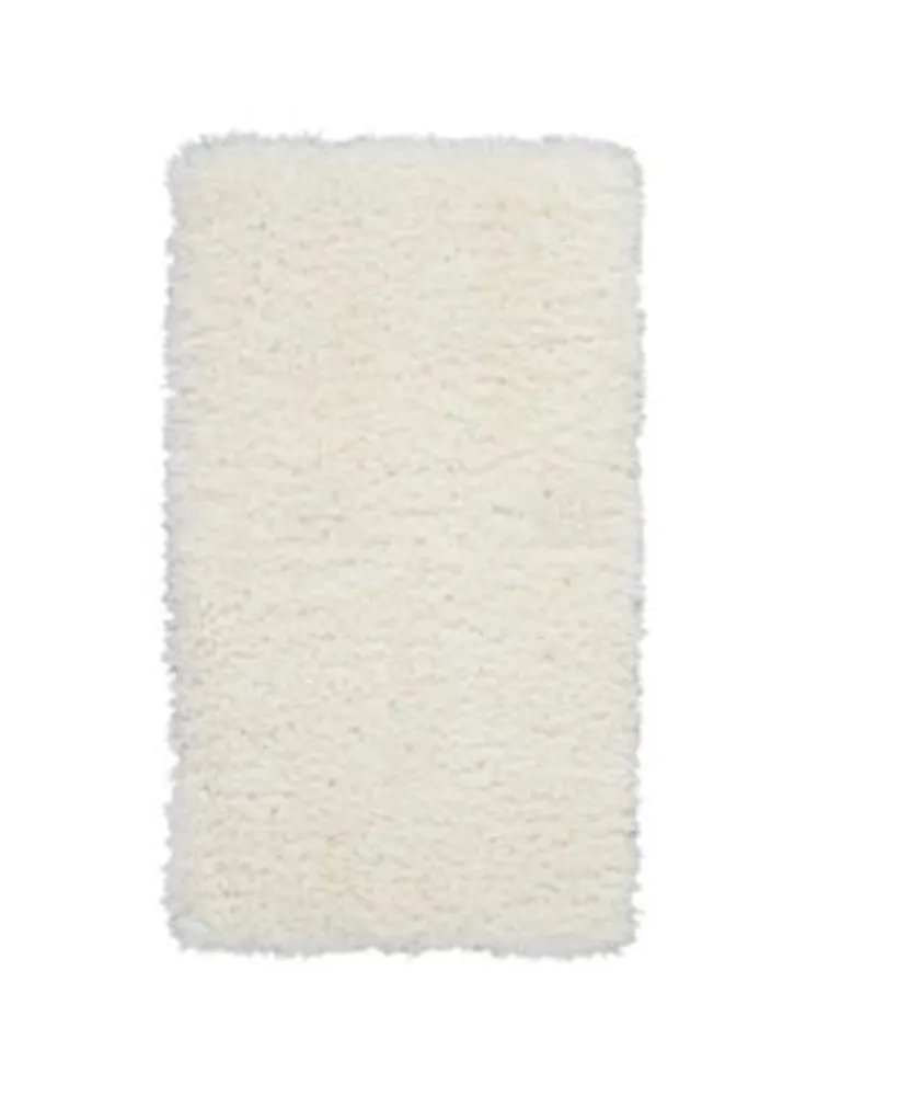 Nourison Home Luxe Shag Lxs01 Ivory Rug