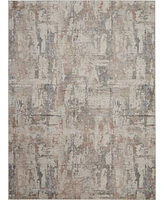 Nourison Home Rustic Textures RUS06 Beige and Gray 7'10" x 10'6" Area Rug