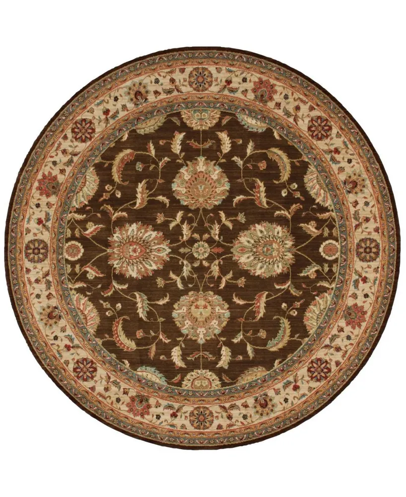 Nourison Home Living Treasures LI04 7'10" Round Rug