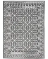 Nourison Home Palermo PMR02 Charcoal 5'3" x 7'3" Area Rug