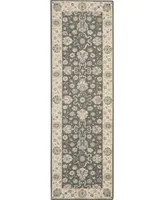 Nourison Home Living Treasures LI16 Gray and Ivory 2'6" x 8' Runner Rug