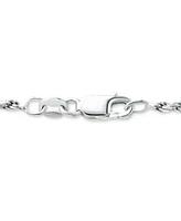 Giani Bernini Sterling Silver Necklace, 18" Diamond Cut Rope Chain