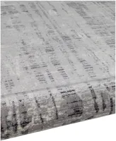 Sunbrella Modern Sm-01 Gray/Onyx 4' x 6' Area Rug